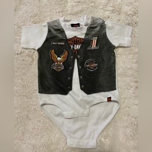 Harley Davidson onesie